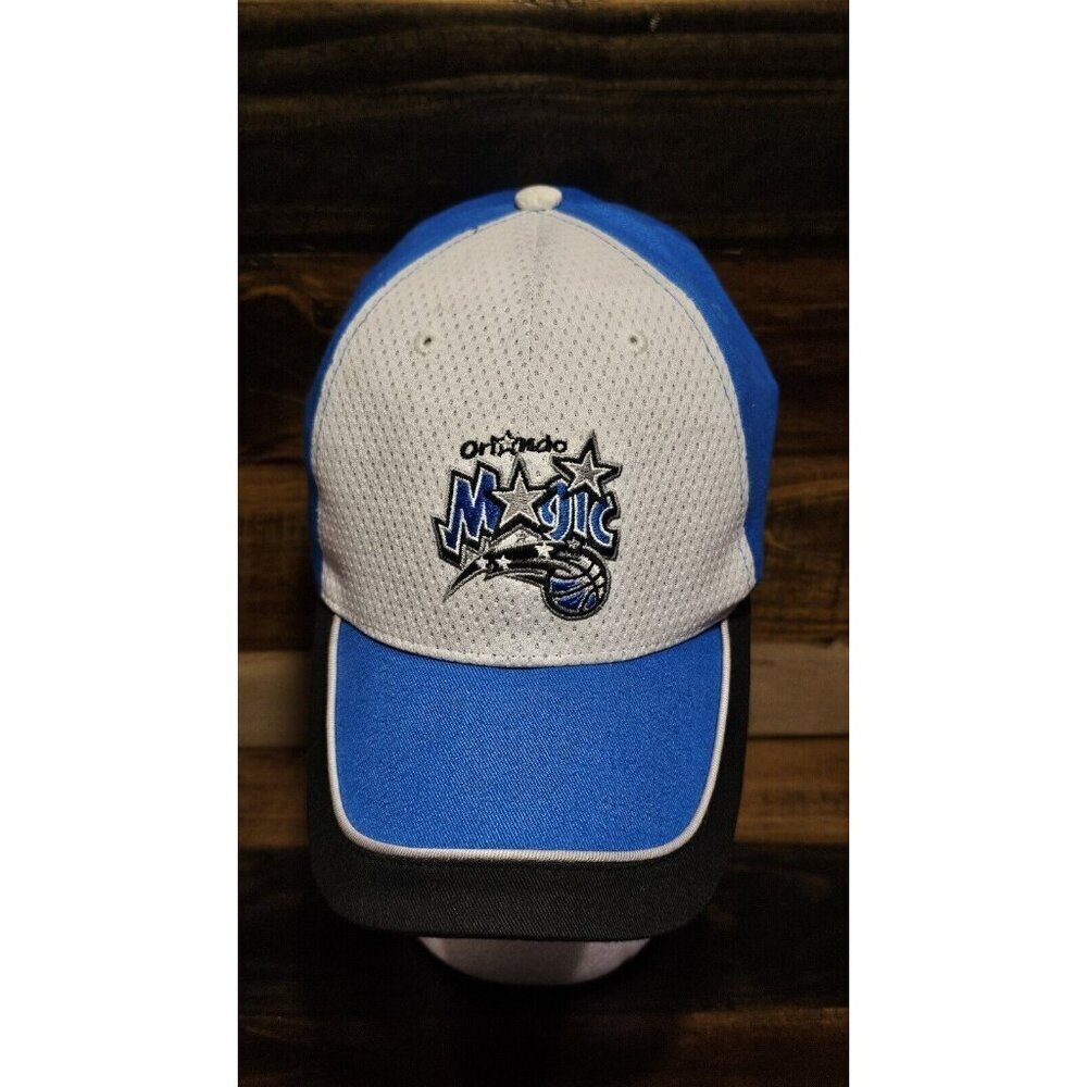 NBA Orlando Magic Basketball Embroidered Adjustable Cap White Blue Black
